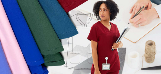 What materials are used in Medserve Scrubs?