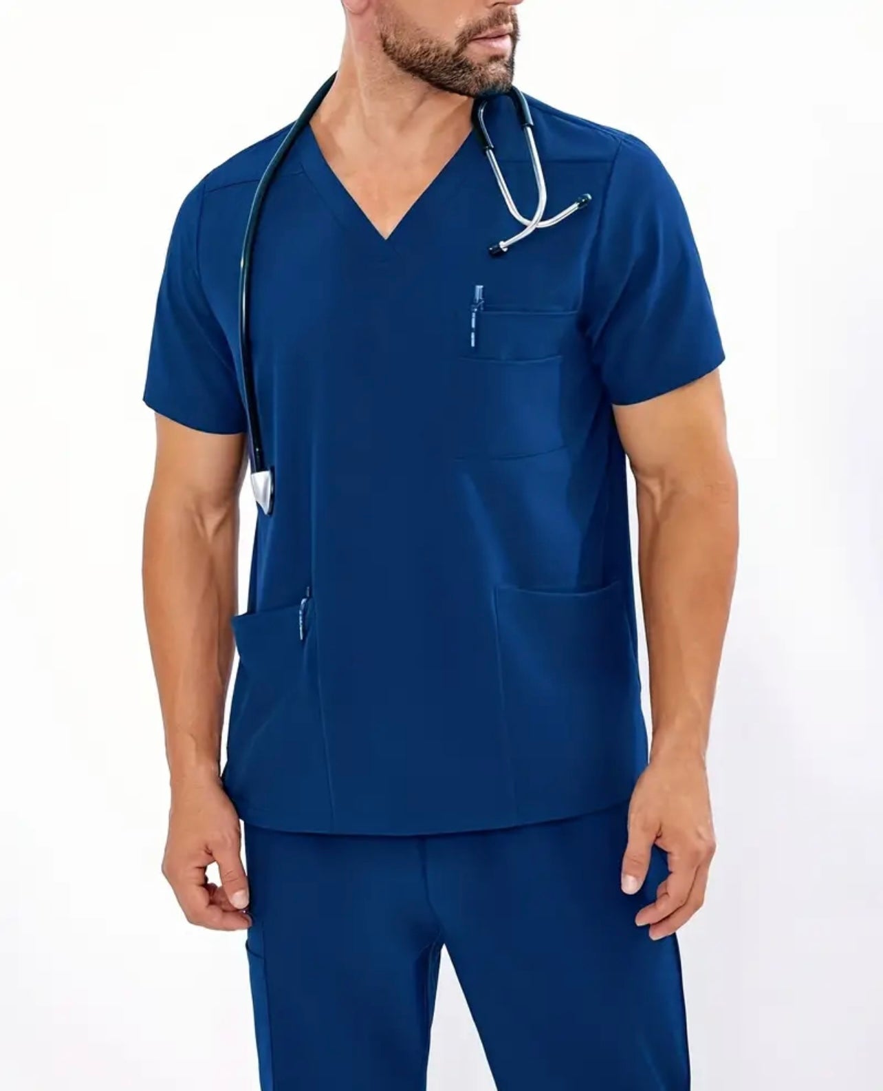 V Neck Scrub Top